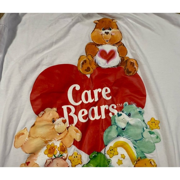 Care Bears x Cake worthy Women's XL Long Sleeve Shirt - White With Graphics - Picture 10 of 12